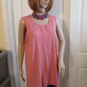 NWT - JOAN VASS stretchy knit top - sz 1X - MSRP $58.00